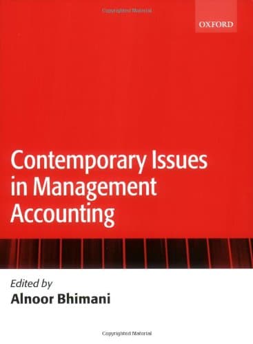 کتاب Contemporary Issues in Management Accounting نسخه کامل