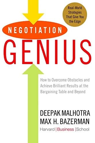 و دانلود نسخه کامل کتاب زبان اصلی Negotiation Genius: How to Overcome Obstacles and Achieve Brilliant Results at the Bargaining Table and Beyond Kindle Edition | دانلود کتاب خارجی