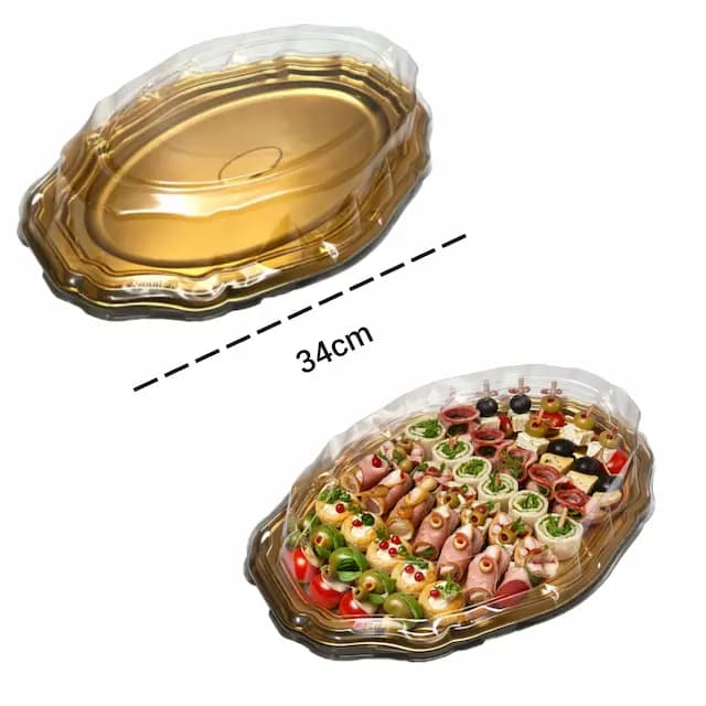 ظرف فینگرفود و سوشی بیضی 34×22 سانت