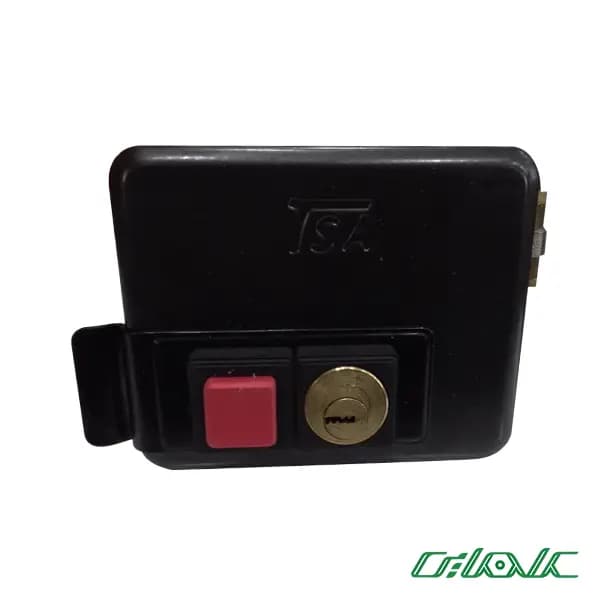 قفل برقی حیاطی بیرون‌بازشو کلید کامپیوتری تسا مدل 7084