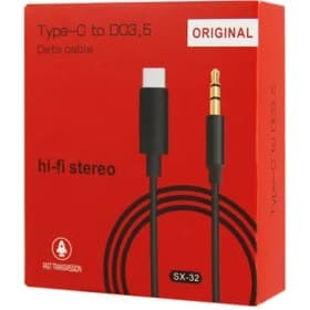 کابل صدا TYPE C تایپ سی به AUX 3.5 مدل SX-032 کد m8702
