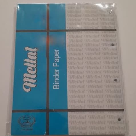 کاغذ یدک کلاسور 4 حلقه 100 برگ کد p8461