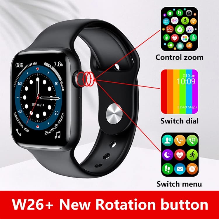 ساعت هوشمند مدل W26 Plus 2021 کد M7741 — تصویر ۳