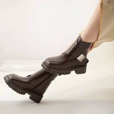 بوت زنانه مدل بلتی_قهوه ای کد 2159