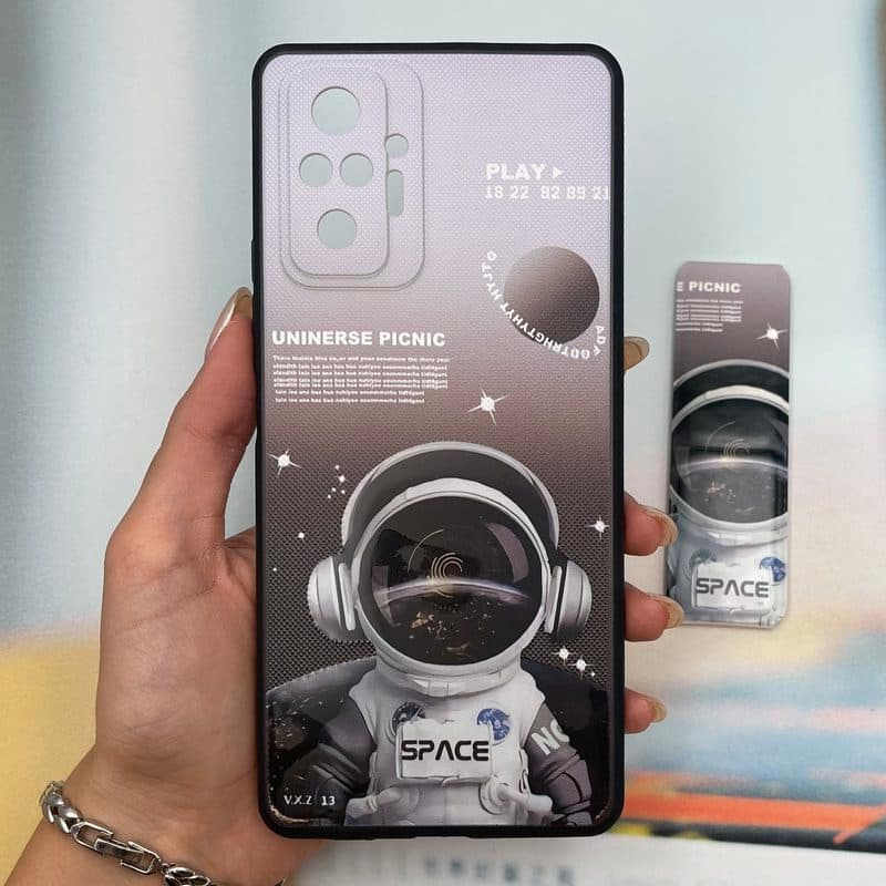 قاب گوشی Redmi Note 10 Pro 4G / Redmi Note 10 Pro Max شیائومی Sweet Pop دور سیلیکونی هولدری پاپ سوکت دار طرح فانتزی محافظ لنز دار کد 611206