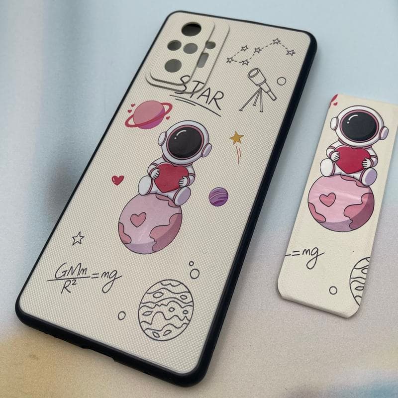 قاب گوشی Redmi Note 10 Pro 4G / Redmi Note 10 Pro Max شیائومی Sweet Pop دور سیلیکونی هولدری پاپ سوکت دار طرح فانتزی محافظ لنز دار کد 913885 — تصویر ۲