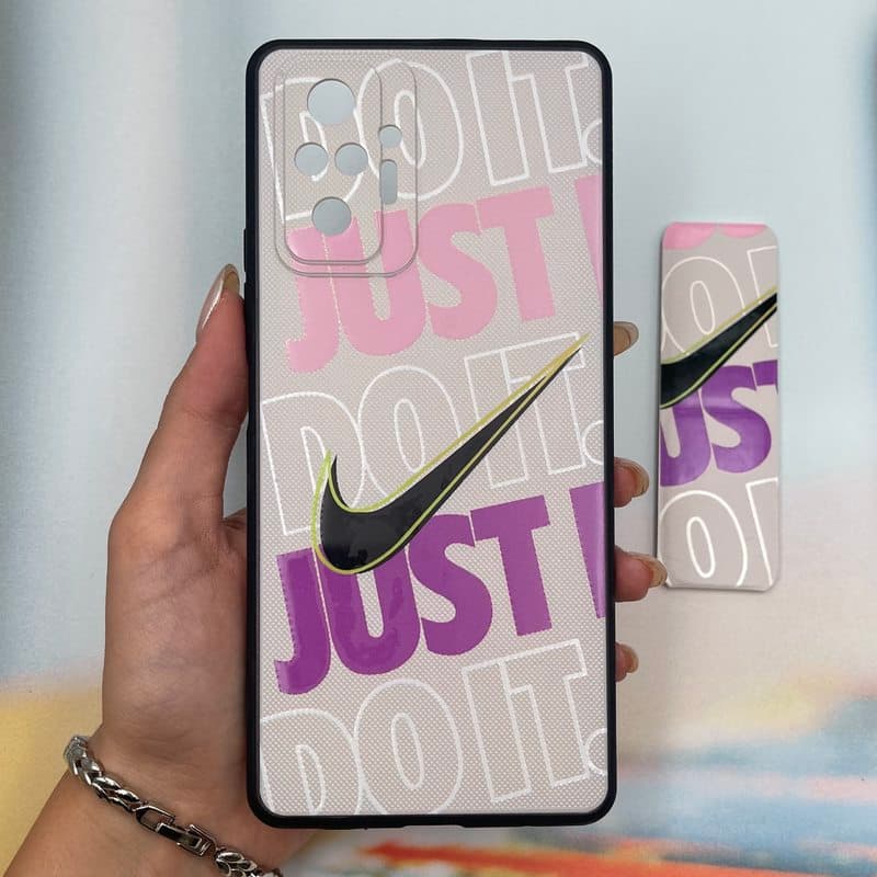 قاب گوشی Redmi Note 10 Pro 4G / Redmi Note 10 Pro Max شیائومی Sweet Pop دور سیلیکونی هولدری پاپ سوکت دار طرح فانتزی محافظ لنز دار کد 365405