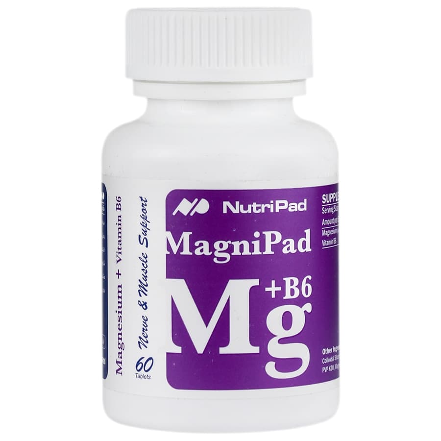 مگنی پاد منیزیم سیترات و ویتامین ب6 (60 عددی) / Magnesium Citrate Plus Vitamin B6