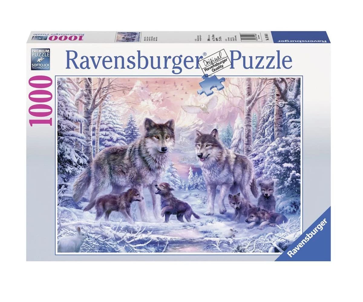 پازل 1000 تكه رونزبرگر طرح Arctic wolvesJust the Two of Us كد 19146