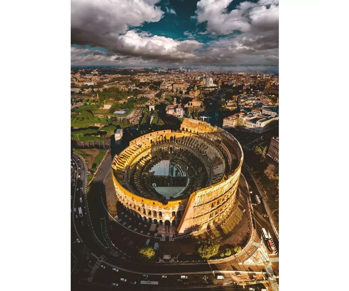 پازل 1000 تكه رونزبرگر طرح Colosseum in Rome كد 16999 — تصویر ۲