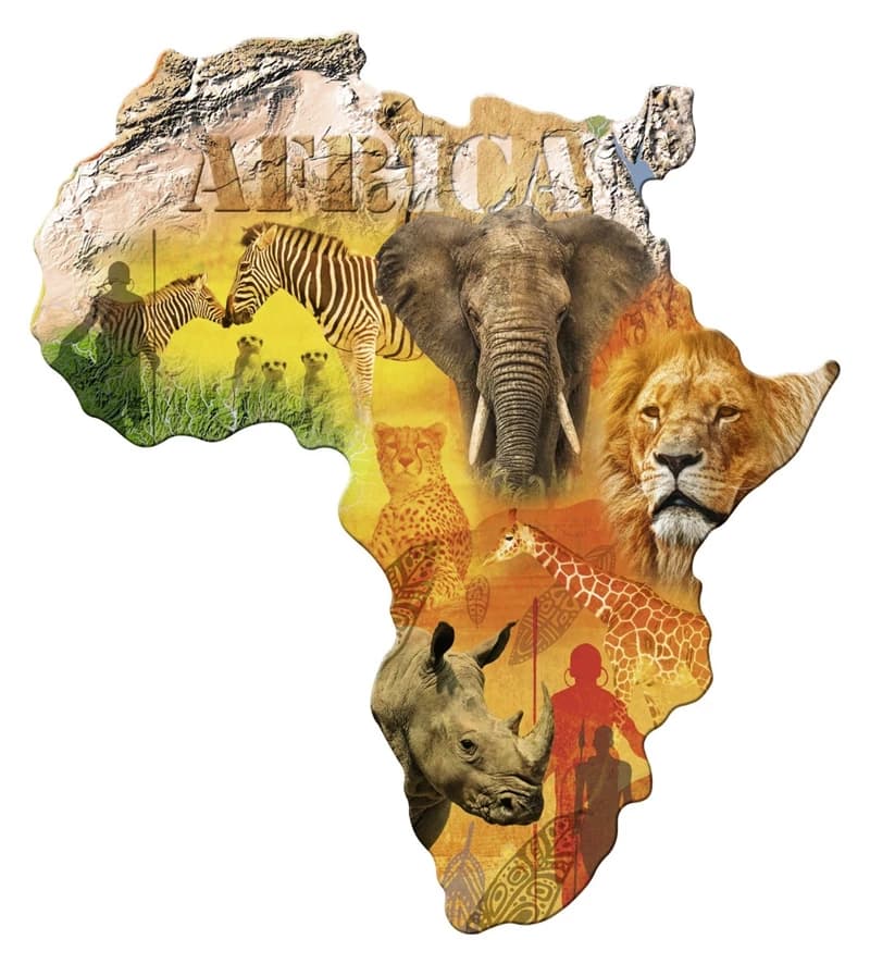 پازل 1114 تكه رونزبرگر طرح Africa كد 16157 — تصویر ۲