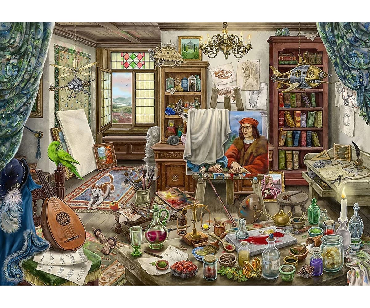 پازل 759 تكه رونزبرگر طرح The Art Studio كد 16843 — تصویر ۲