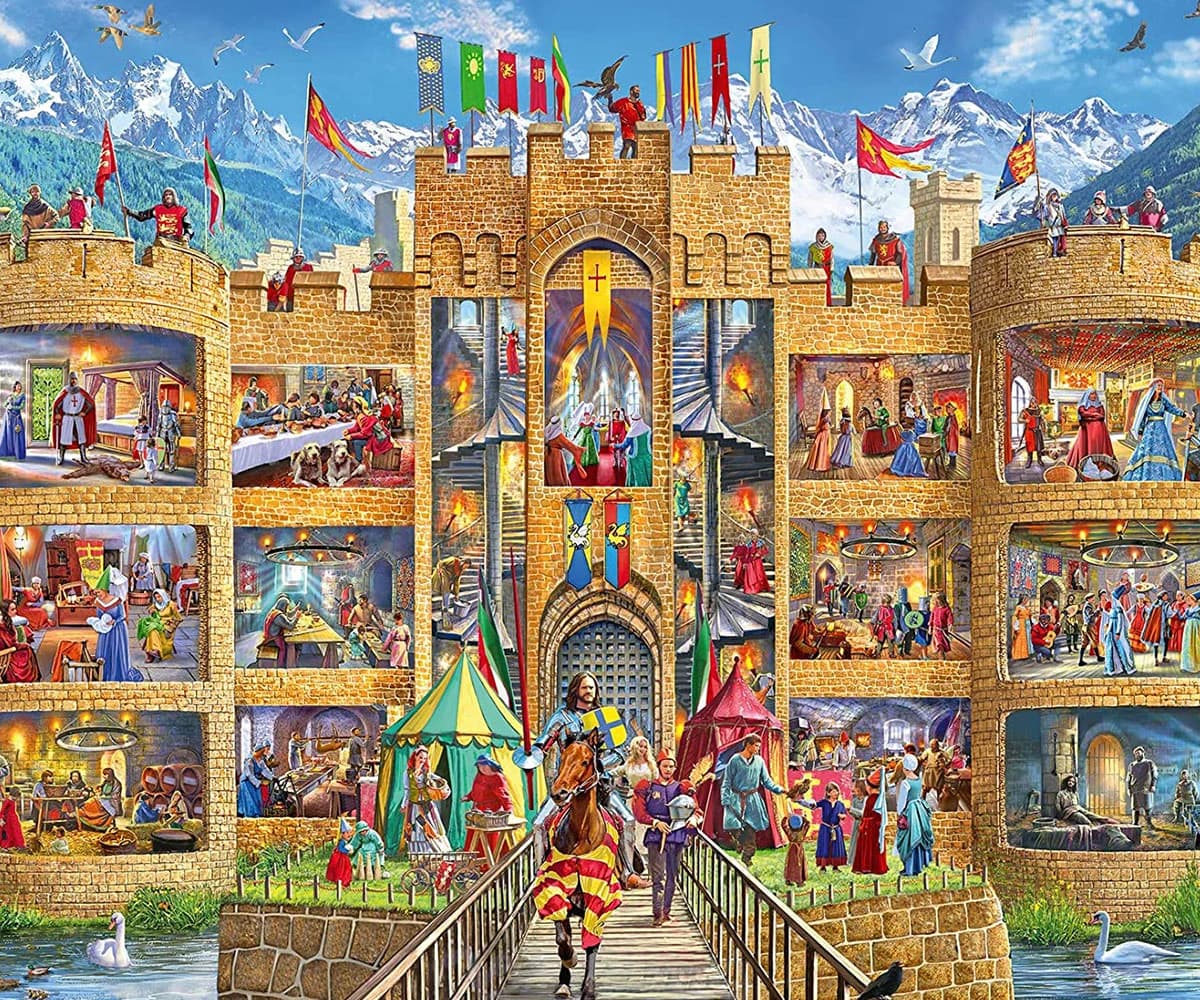 پازل 150 تكه رونزبرگر طرح Castle Cutaway كد 12919 — تصویر ۲