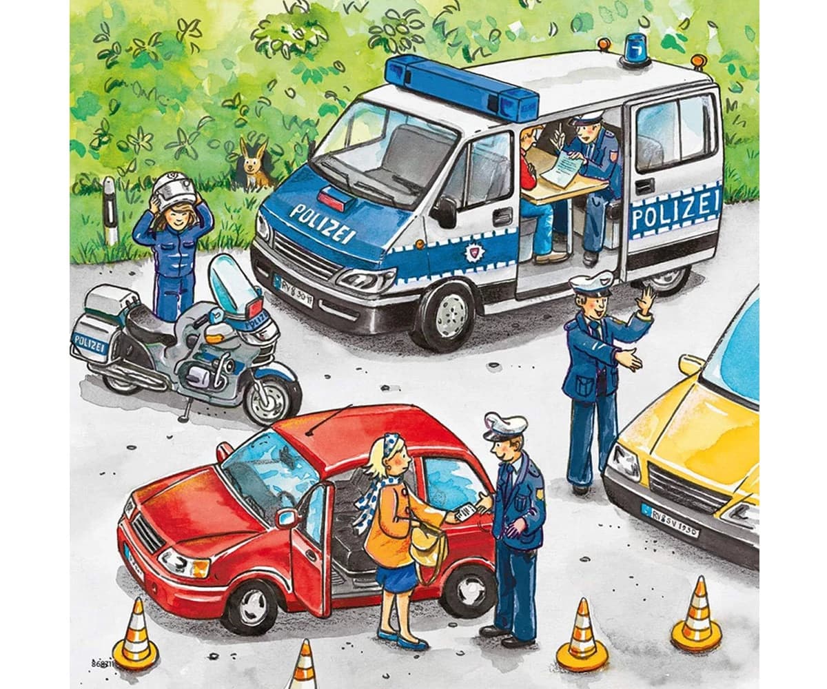 پازل 147 تكه رونزبرگر طرح Police Forces كد 09221 — تصویر ۴
