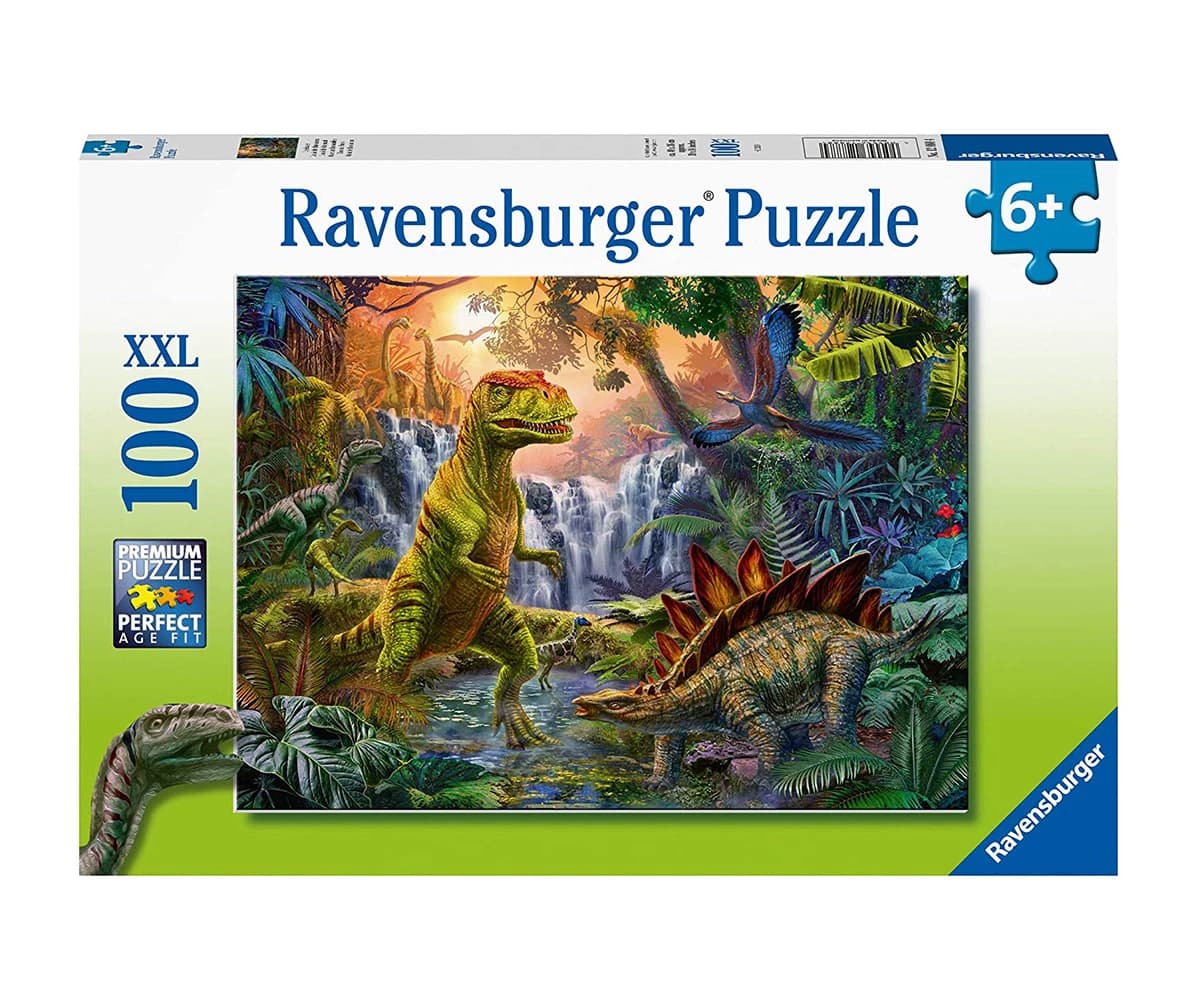 پازل 100 تكه رونزبرگر طرح The Dinosaur Oasis كد 12888