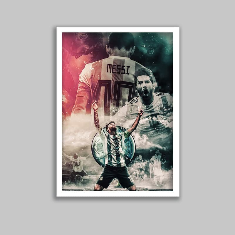 تابلو مدل لیونل مسی Lionel Messi کد LA-G10558