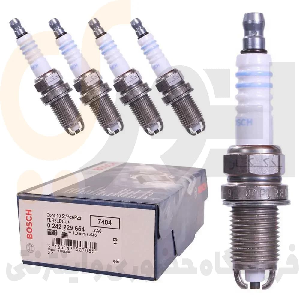 شمع 2 دو پلاتین پایه کوتاه 9+ FLR8LDCU برند بوش | BOSCH