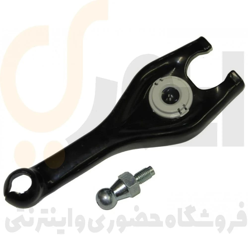 اهرم دوشاخه کلاچ بهینه بابوش پلاستیکی وپیچ(موتورTU5- گیربکس BE)-طول225mm دوشاخ کلاج رانا