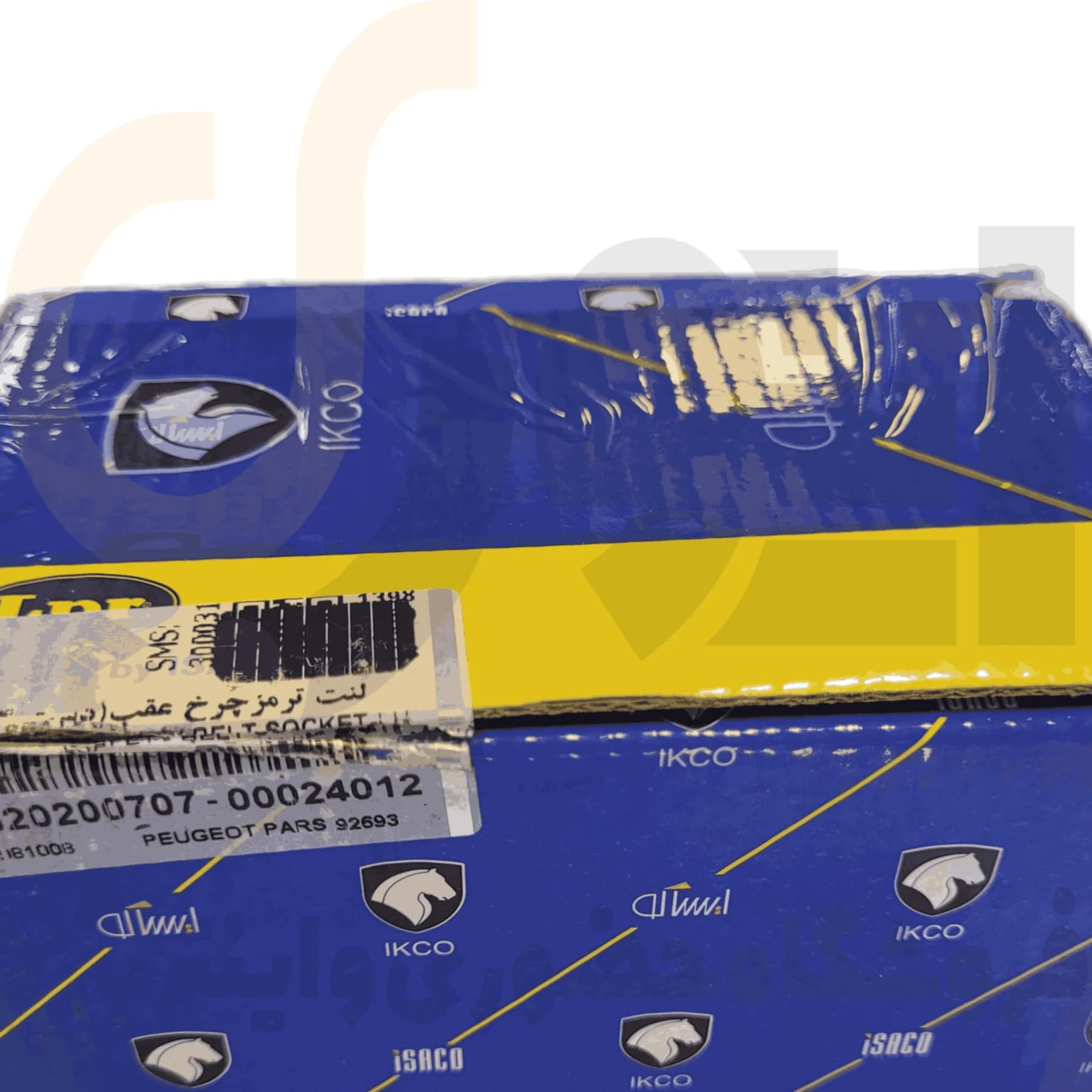 لنت ترمز دیسکی چرخ عقب پژو پارس-مگان – پارس ELX قدیم – ISACO – ال پی ارLPR — تصویر ۳