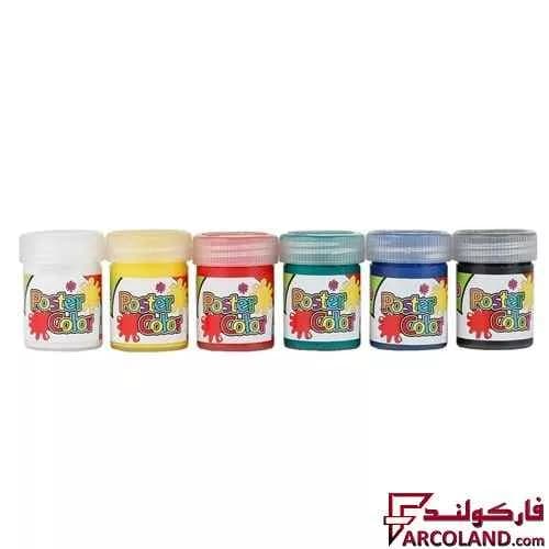 گواش 6 رنگ توتو جعبه مقوایی مدل Toto 2051 — تصویر ۳