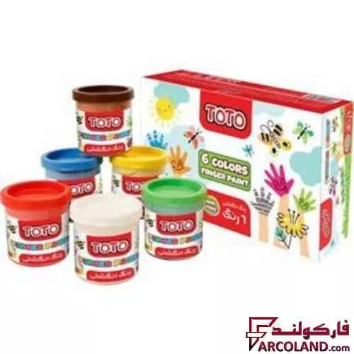 رنگ انگشتی 6 رنگ توتو مدل Toto 4049 — تصویر ۲