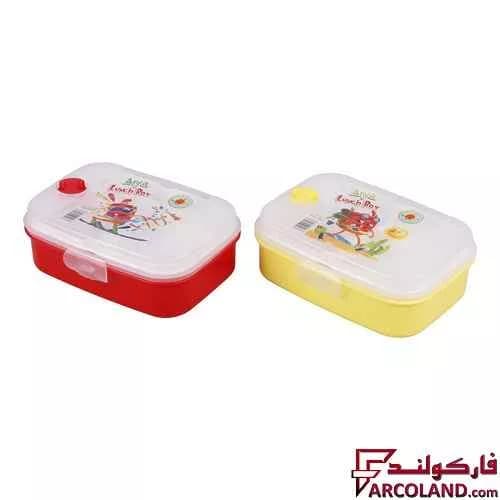 ظرف غذا مستطیل کوچک سوپاپ دار آریا مدل Arya 6023 — تصویر ۴