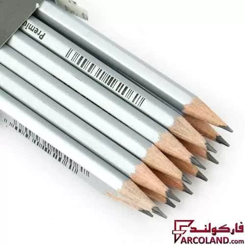 مداد مشکی آریا Arya 3050 بسته 12 عددی — تصویر ۲