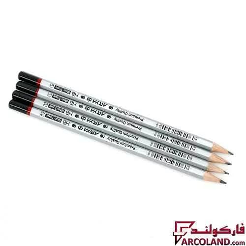 مداد مشکی آریا Arya 3050 بسته 12 عددی — تصویر ۳
