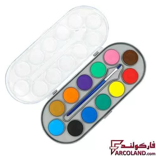آبرنگ 12 رنگ آریا مدل Arya 5005 — تصویر ۲