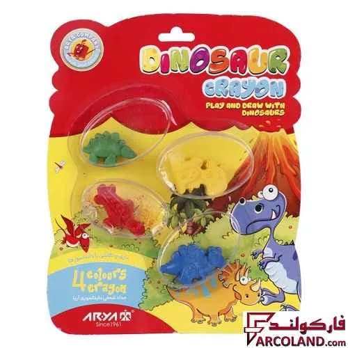 مداد شمعی 4 رنگ آریا مدل کرایون Arya Crayons 2052