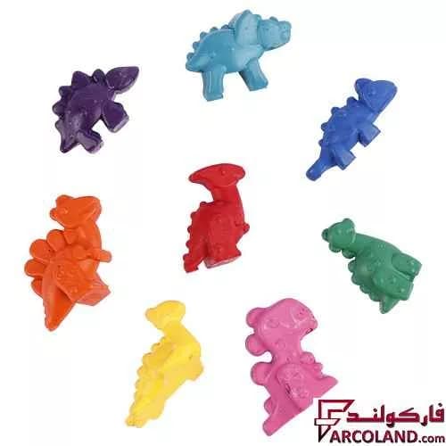 مداد شمعی 8 رنگ آریا مدل کرایون Arya Crayons 2057 — تصویر ۲