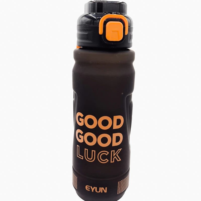 قمقمه ورزشی ایون (EYUN) مدل Good Luck ظرفیت ۱ لیتر دارای درب قفلی ضامن‌دار، نی‌دار، لبی آسان‌نوش و دستگیره حمل — تصویر ۶