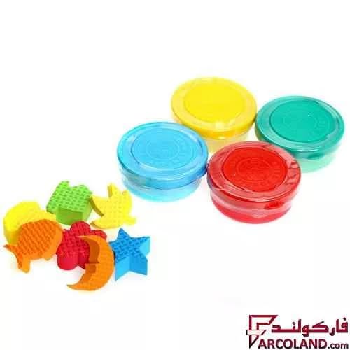 رنگ انگشتی 4 رنگ آریا مدل Arya 7005 — تصویر ۴