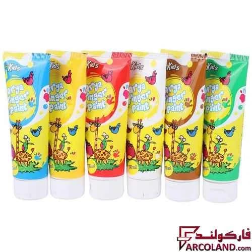 رنگ انگشتی 6 رنگ آریا مدل Arya 7021 — تصویر ۲