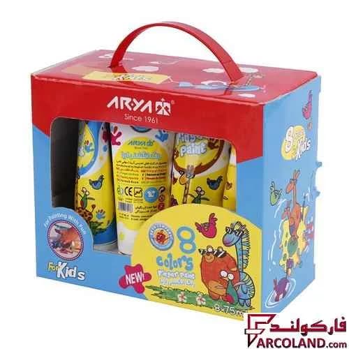 رنگ انگشتی 8 رنگ آریا مدل Arya 7014