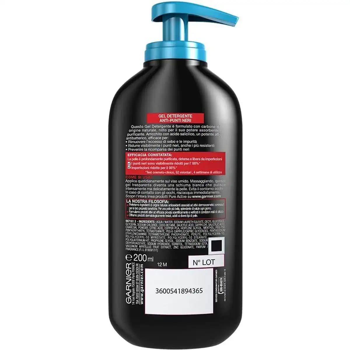 ژل شستشو زغال گارنیر Face Wash Garnier carbon — تصویر ۴