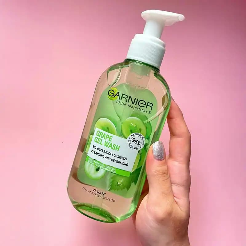 ژل شستشو انگور گارنیر Face Wash Garnier grape — تصویر ۲