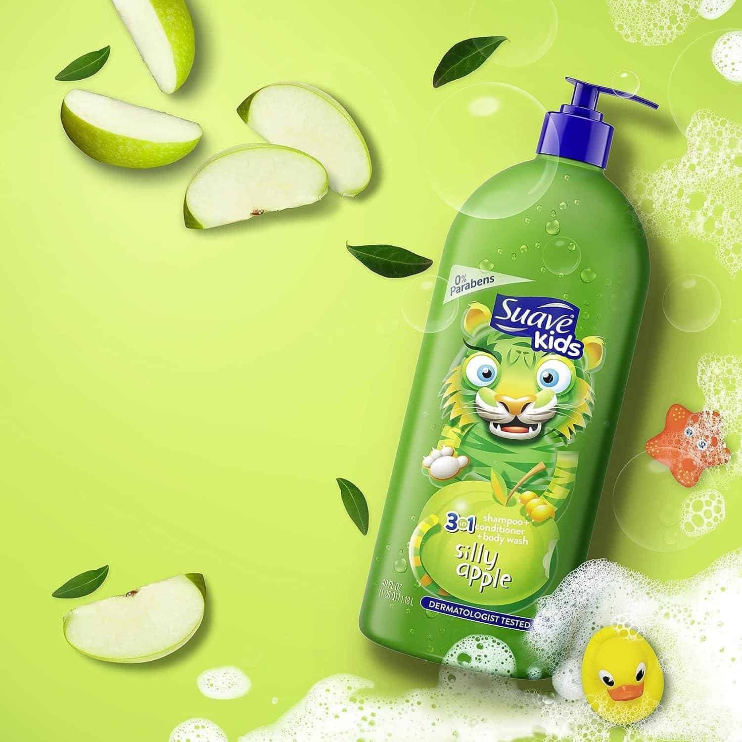شامپو ۳ در ۱ سواوا کیدز سیب Suave kids apple shampoo — تصویر ۲
