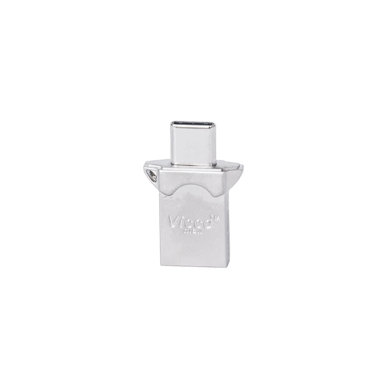 فلش نقره ای Vicco man VC400 S USB3.1 Type-c OTG Flash Memory – 32GB — تصویر ۲