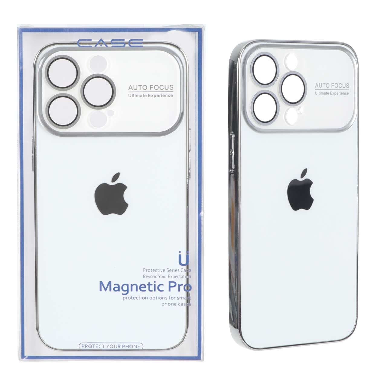 قاب PVD Auto Focus محافظ لنز شیشه ای Apple iPhone 13 Pro – سفید (پک دار)