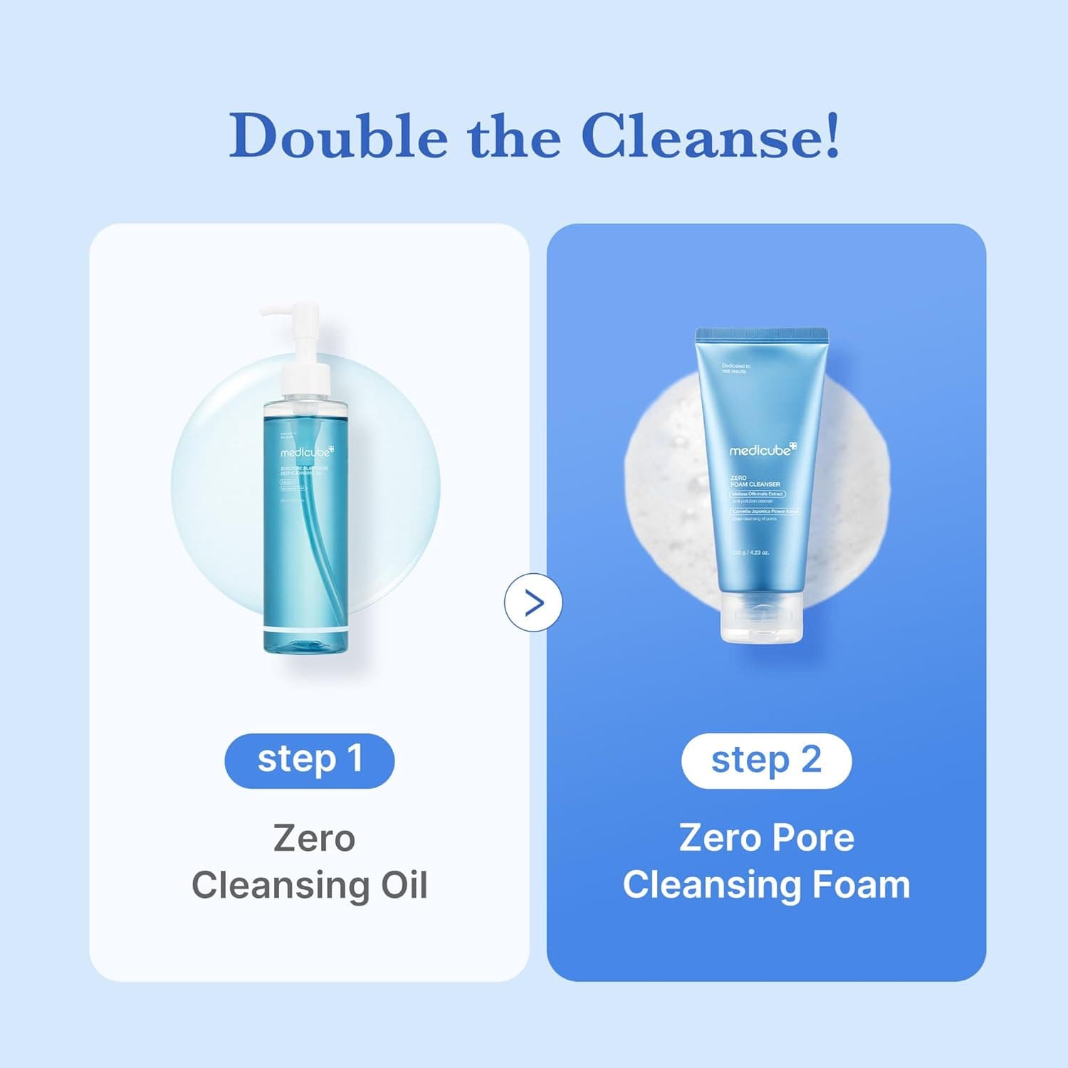 فوم شستشوی کنترل منافذ مدیکیوب Medicube Zero Foam Cleanser مناسب انواع پوست وزن 120 گرم — تصویر ۷