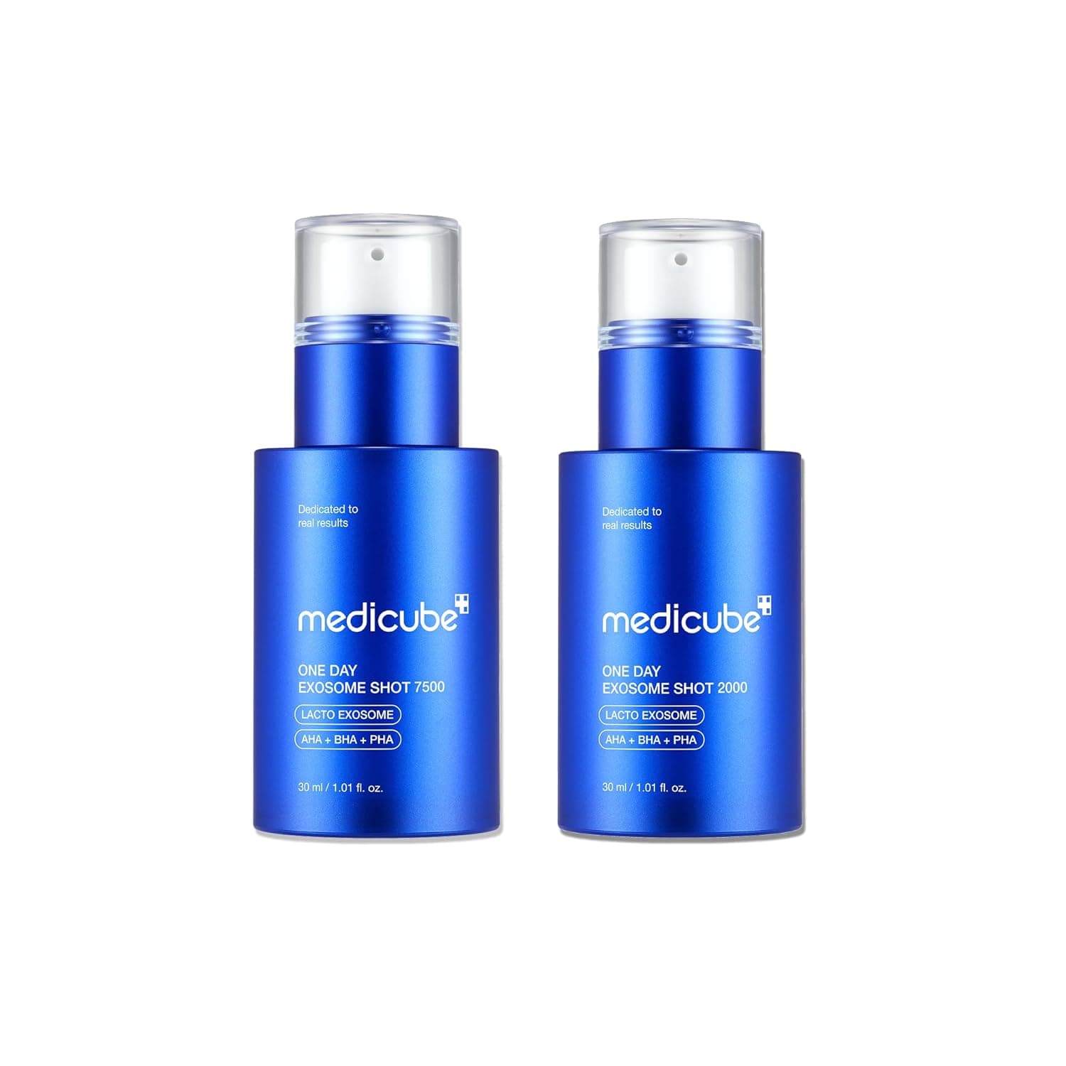 آمپول کنترل منافذ وان دی اگزوزوم شات 2000 مدیکیوب Medicube One Day Exosome Shot Pore Ampoule مناسب انواع پوست حجم30میلی لیتر