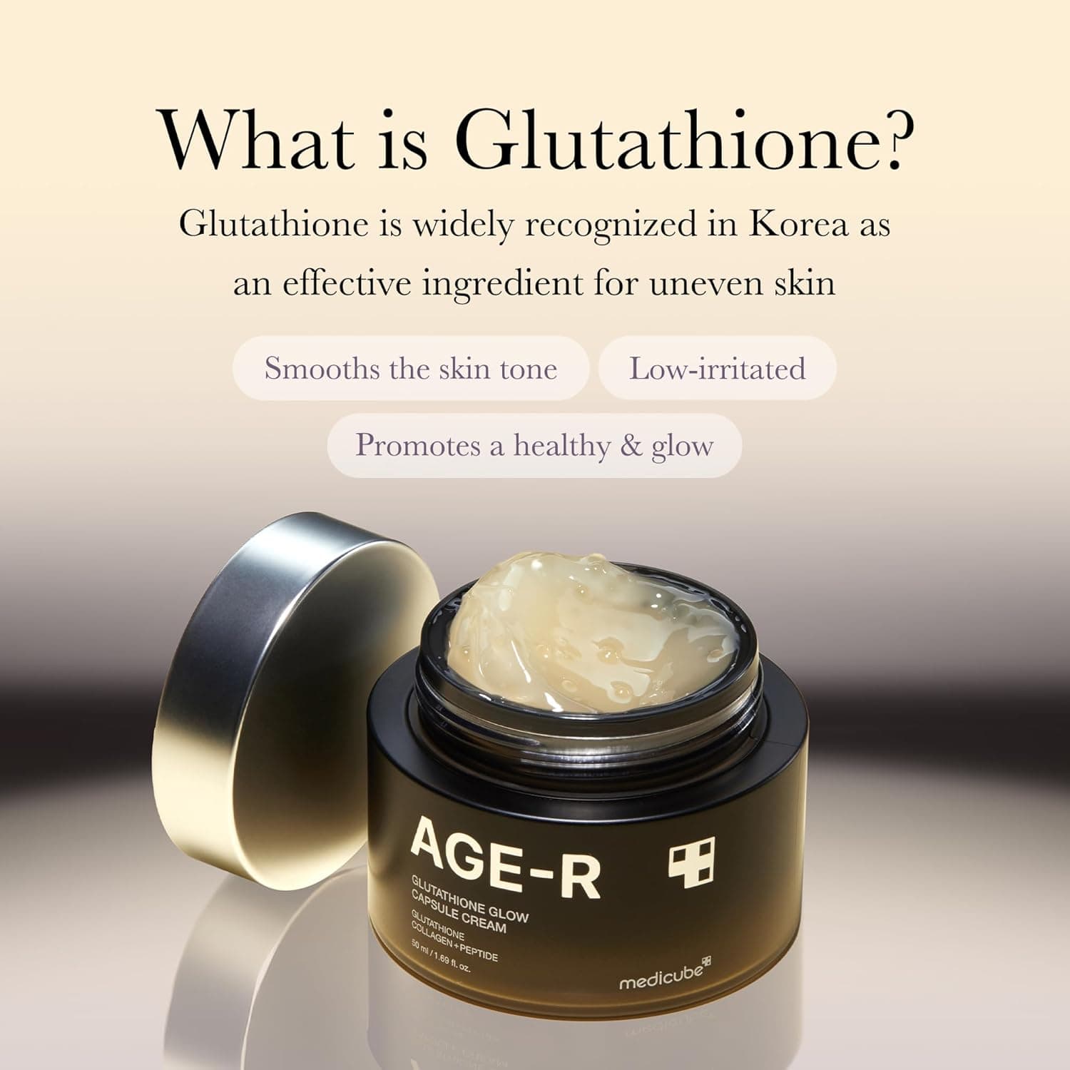 کرم کپسولی جوانساز و روشن کننده گلوتاتیون مدیکیوب Medicube AGE-R Glutathione Glow Capsule Cream مناسب برای انواع پوست حجم 50 میلی لیتر — تصویر ۵