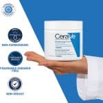 کرم مرطوب کننده صورت و بدن سراوی مدل baume hydratant مناسب پوست خشک و خیلی خشک وزن 340 گرم — تصویر ۳