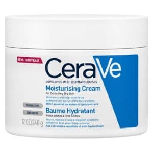 کرم مرطوب کننده صورت و بدن سراوی مدل baume hydratant مناسب پوست خشک و خیلی خشک وزن 340 گرم