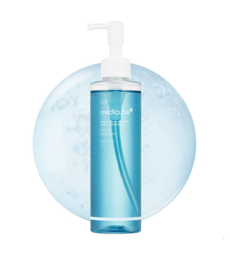 روغن پاک کننده عمیق منافذ پوست مدیکیوب مدل نیاسینامیدMedicube Zero Pore Blackhead Deep Cleansing Oil مناسب برای انواع پوست حجم 205 میلی لیتر — تصویر ۴