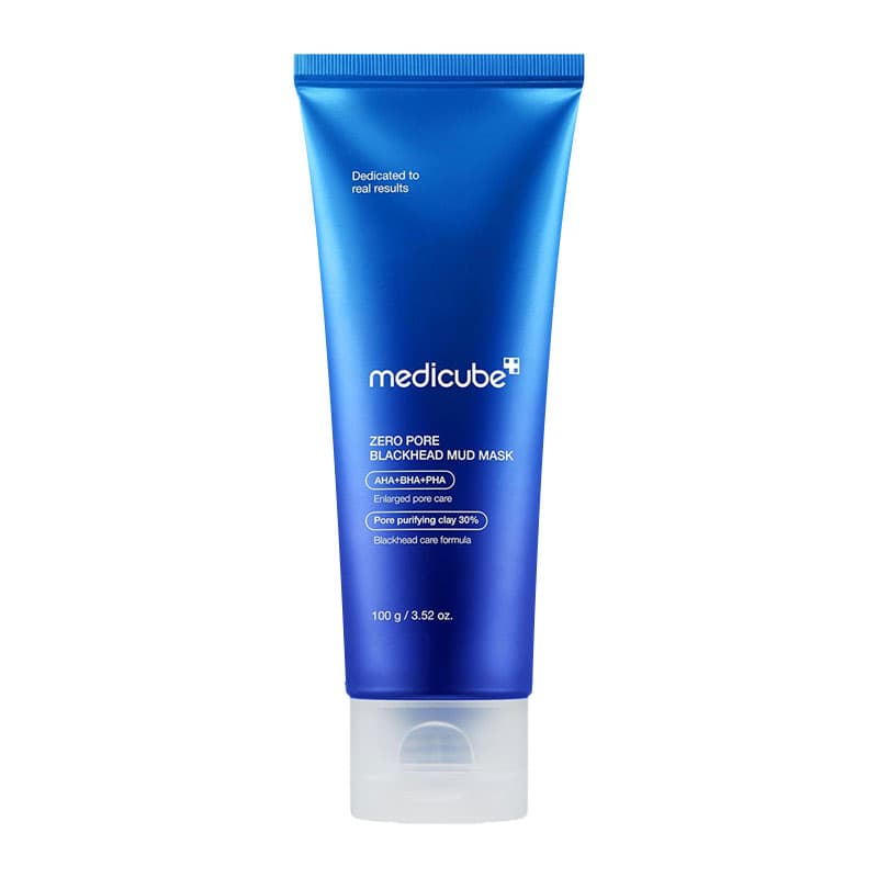 ماسک گِلی ضد جوش سرسیاه صورت مدیکیوب مدل خاک رس Medicube Zero Pore Blackhead Mud Mask مناسب برای انواع پوست بویژه پوست های چرب ومختلط وزن 100 گرم