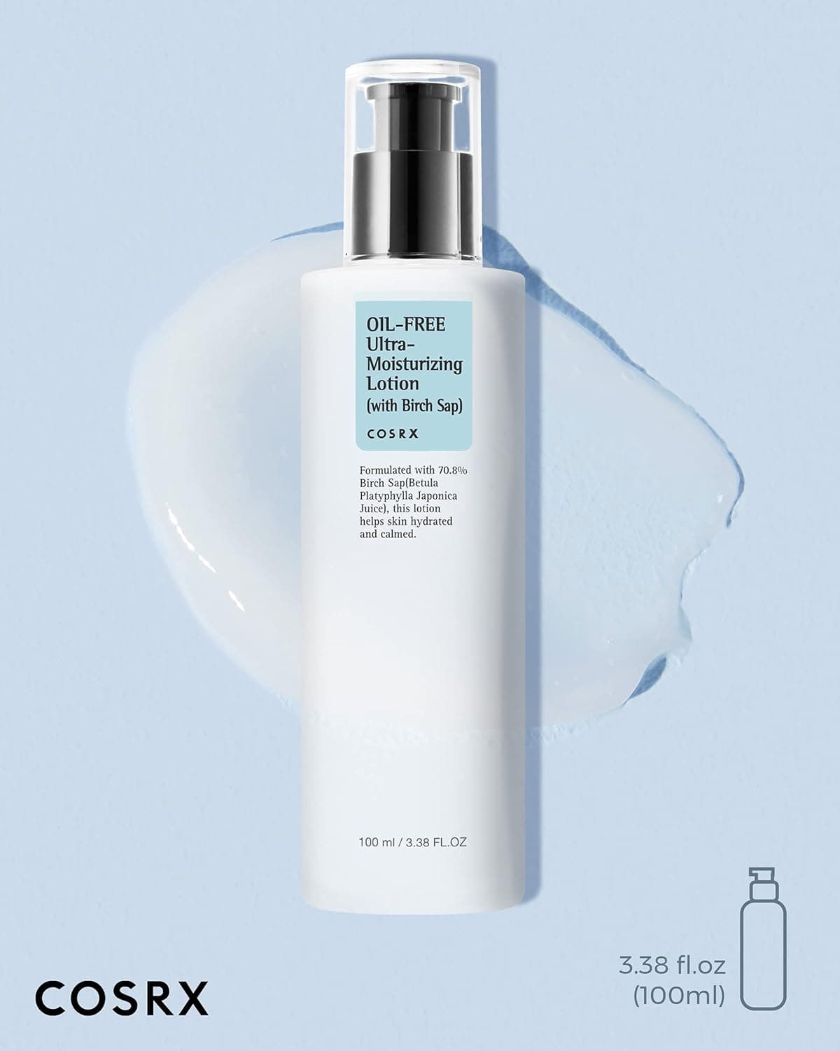 لوسیون مرطوب کننده قوی فاقد چربی کوزارکس COSRX Oil-Free Ultra Moisturizing Lotion مناسب پوست چرب حجم 100 میلی لیتر — تصویر ۴