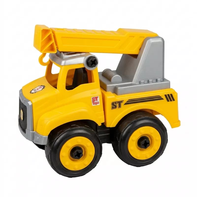 ماشین راه سازی مونتاژی مدل کامیون نردبان دار/ ST Toys — تصویر ۲