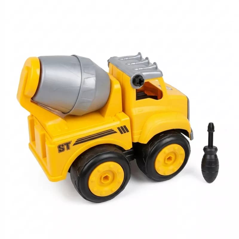ماشین راه سازی مونتاژی مدل کامیون میکسر بتن ST Toys